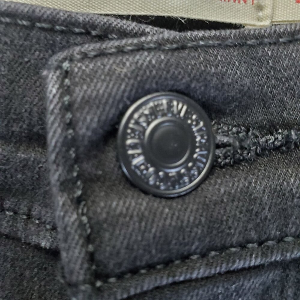 Levis Jeans Womens 20W Black 720 High Rise Super Skinny Stretch Denim - Picture 3 of 14